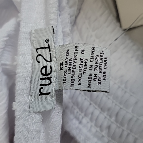 RUE 21 WHITE MAXI DRESS/ XS. - Picture 11 of 11